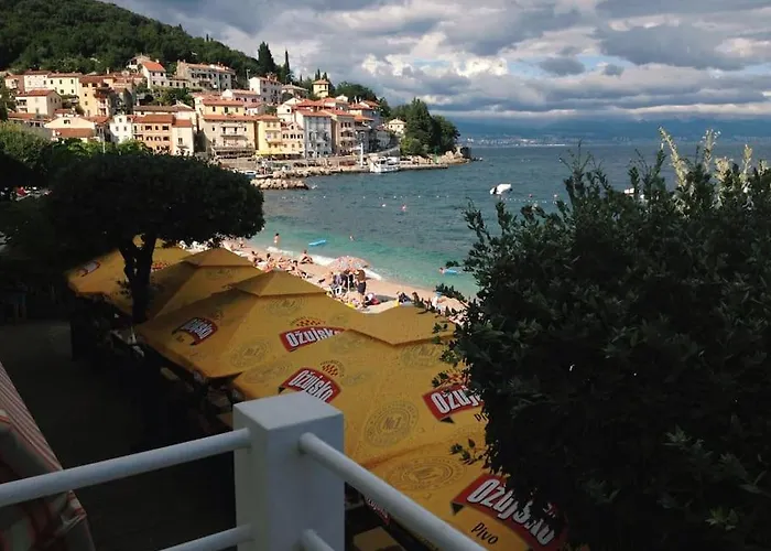 On The With A Splendid Garden Villa Moscenicka Draga